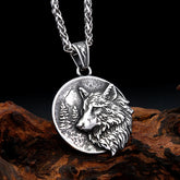 Colar lobo nórdico - TUDOPARATI