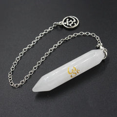 Pêndulo OM pedras naturais - TUDOPARATI