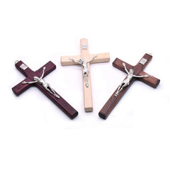 cruz de madeira Jesus - Vintage - TUDOPARATI