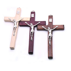 cruz de madeira Jesus - Vintage - TUDOPARATI
