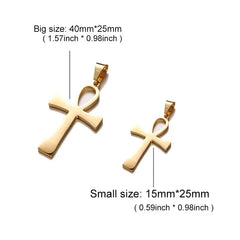Cruz Ankh - Pingente para Colar (5Pcs por lote) - TUDOPARATI