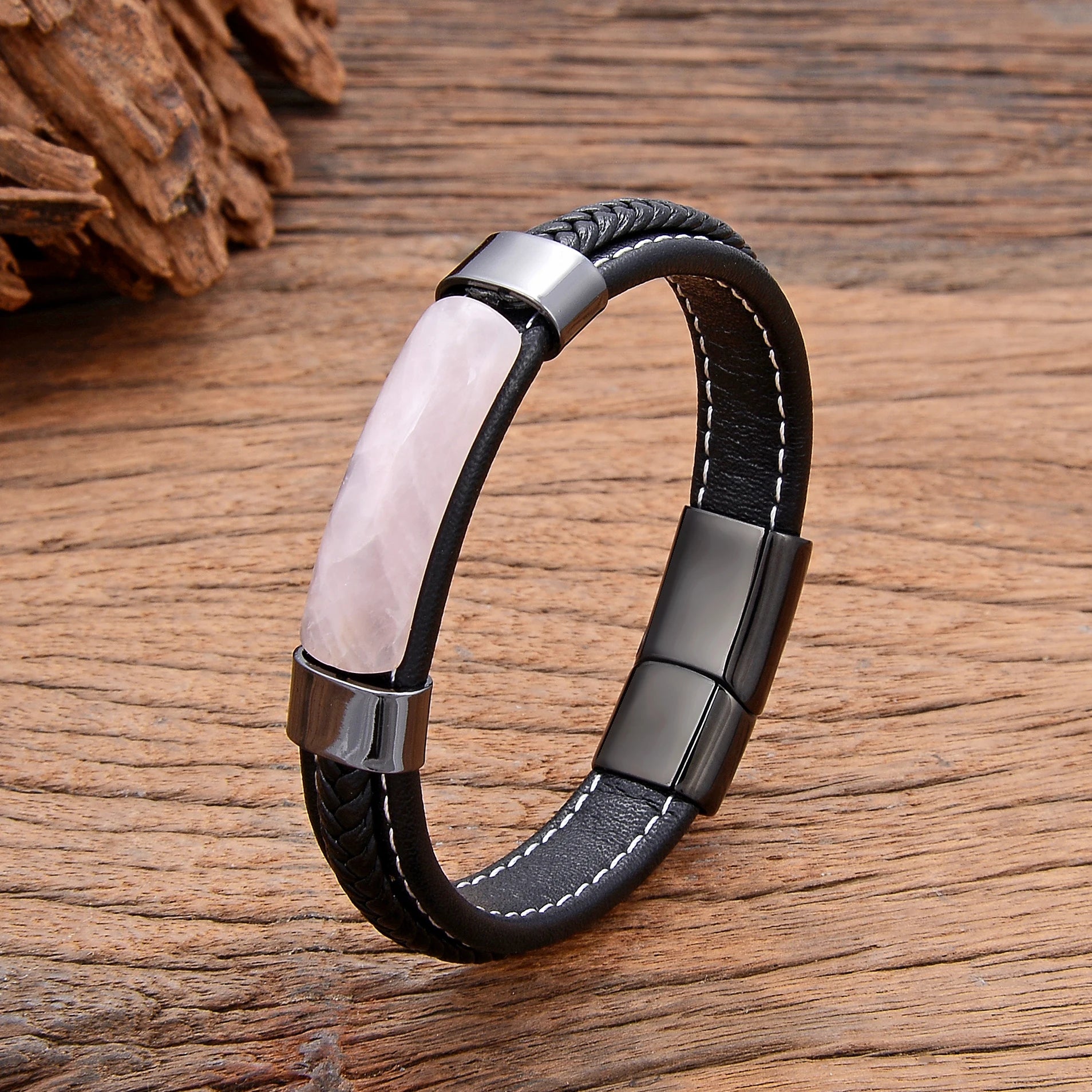 Pulseiras com pedra natural - TUDOPARATI