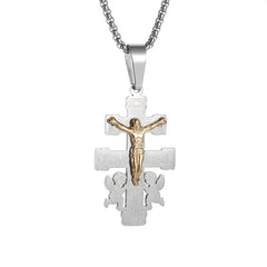 Crucifixos e Medalhas - Aço inoxidável - TUDOPARATI