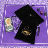 Saco para Tarot preto - TUDOPARATI