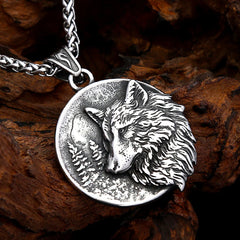 Colar lobo nórdico - TUDOPARATI