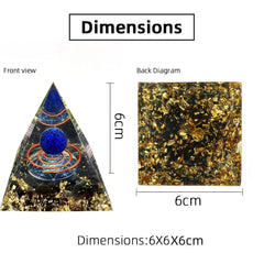 Pirâmide Energética Orgonite Reiki - TUDOPARATI