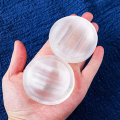 Pedras naturais selenita placa, redondo cristal tigela, Reiki cura, meditação, decoração