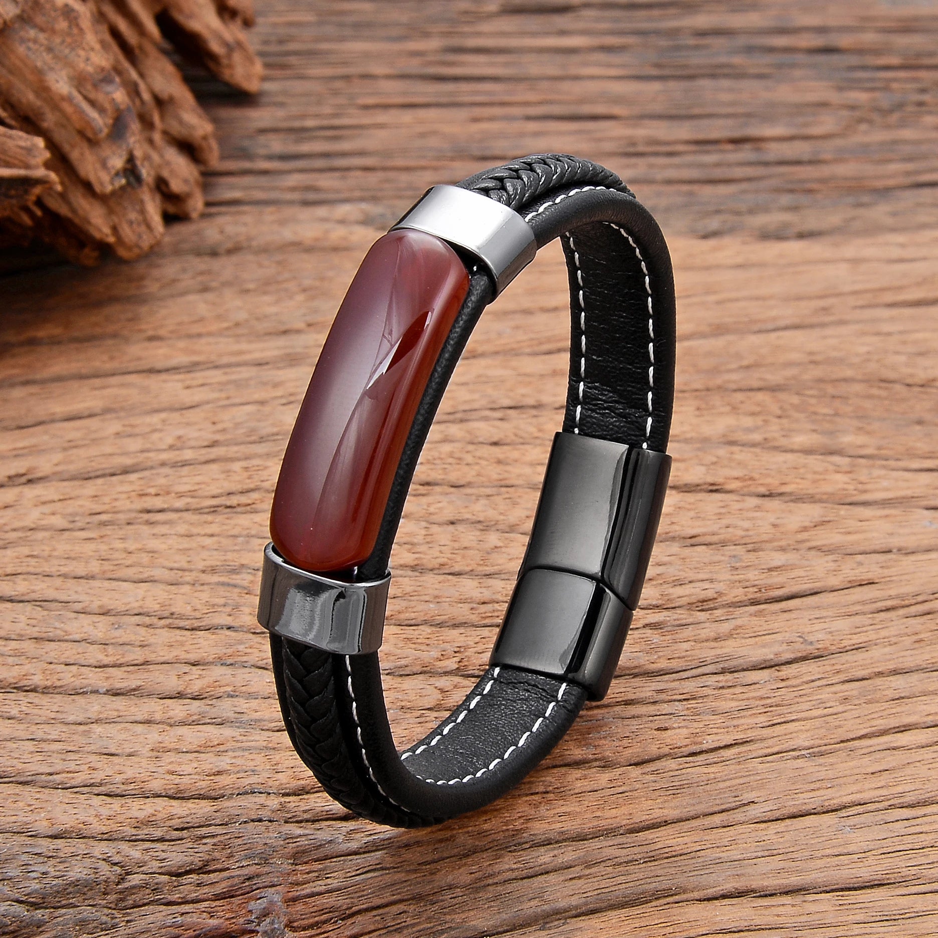 Pulseiras com pedra natural - TUDOPARATI