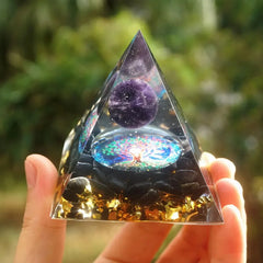 Pirâmide Energética Orgonite Reiki - TUDOPARATI